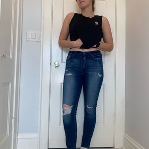 KanCan Distressed Blue Skinny Jeans